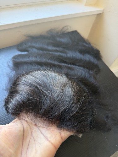 Long black wavy - 26”,