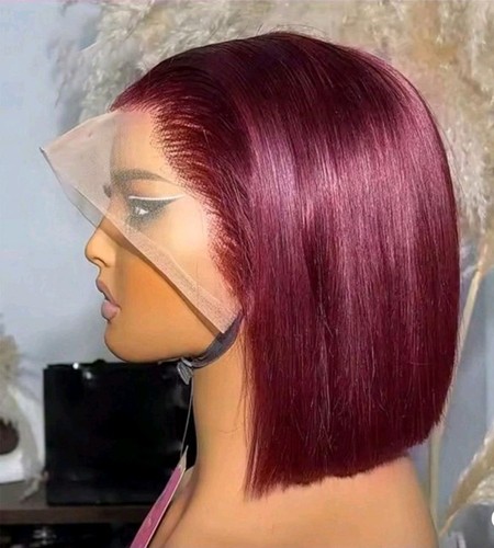 Red burgundy 13x4 lace - burgundy, frontal