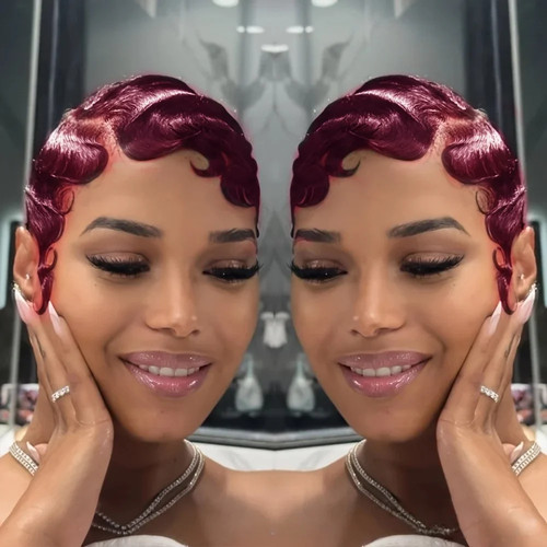 Finger wave brazilian remy - finger,