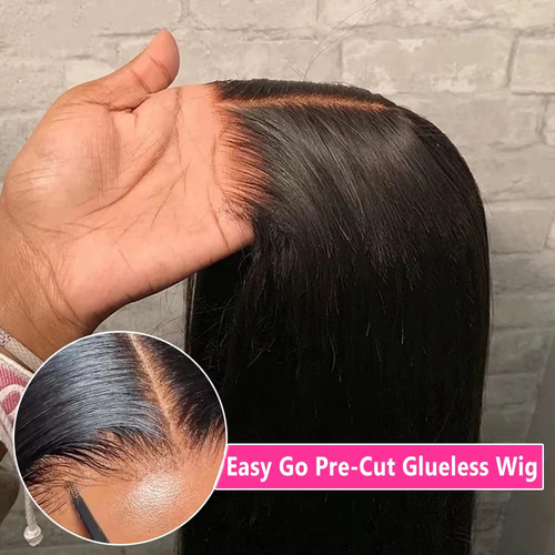 New glueless wig bone straight - wig,