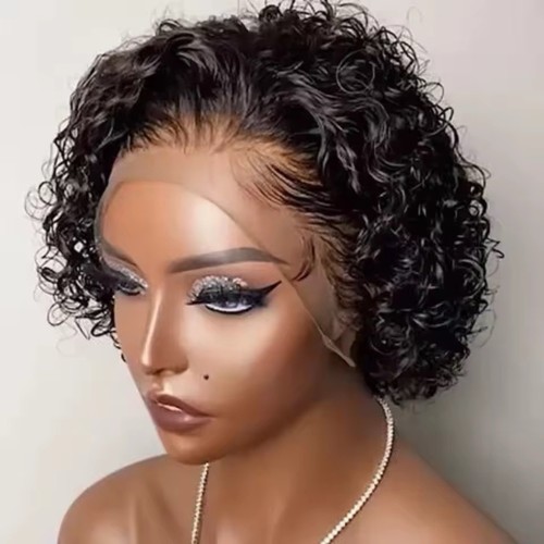 Short curly pixie - curly,