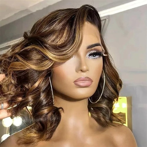 Body wave bob wig glueless - wave,