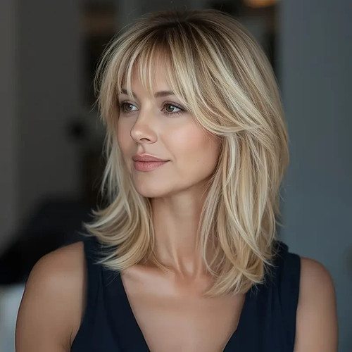 Balayage light golden blonde - balayage,