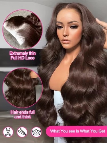 Frontal lace wig - wig, 300%
