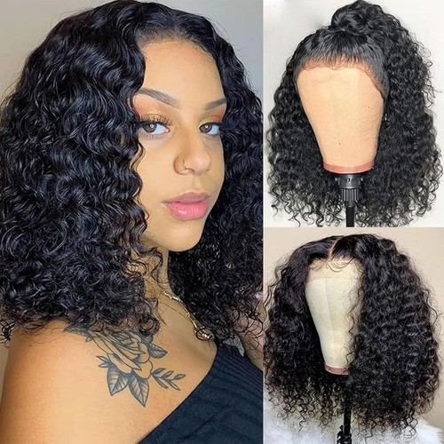 13x4 curly bob lace - front, wig