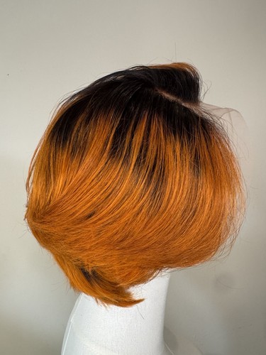 100 human hair - human, auburn