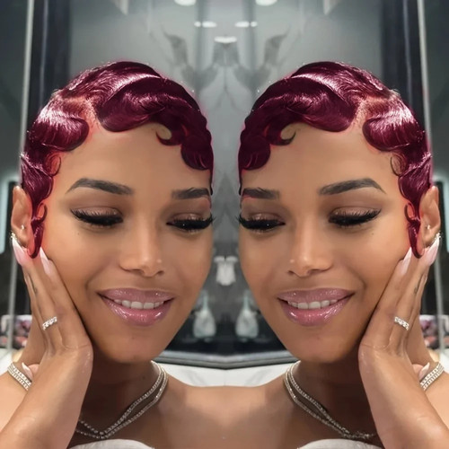 Finger wave brazilian remy - brazilian,