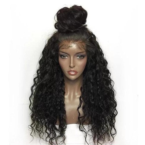 Wavy wigs deep wave lace - deep,