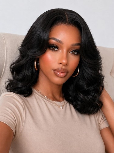 Body wave bob wig human - wave, hair