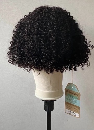 Kinky curl human hair wig - human,